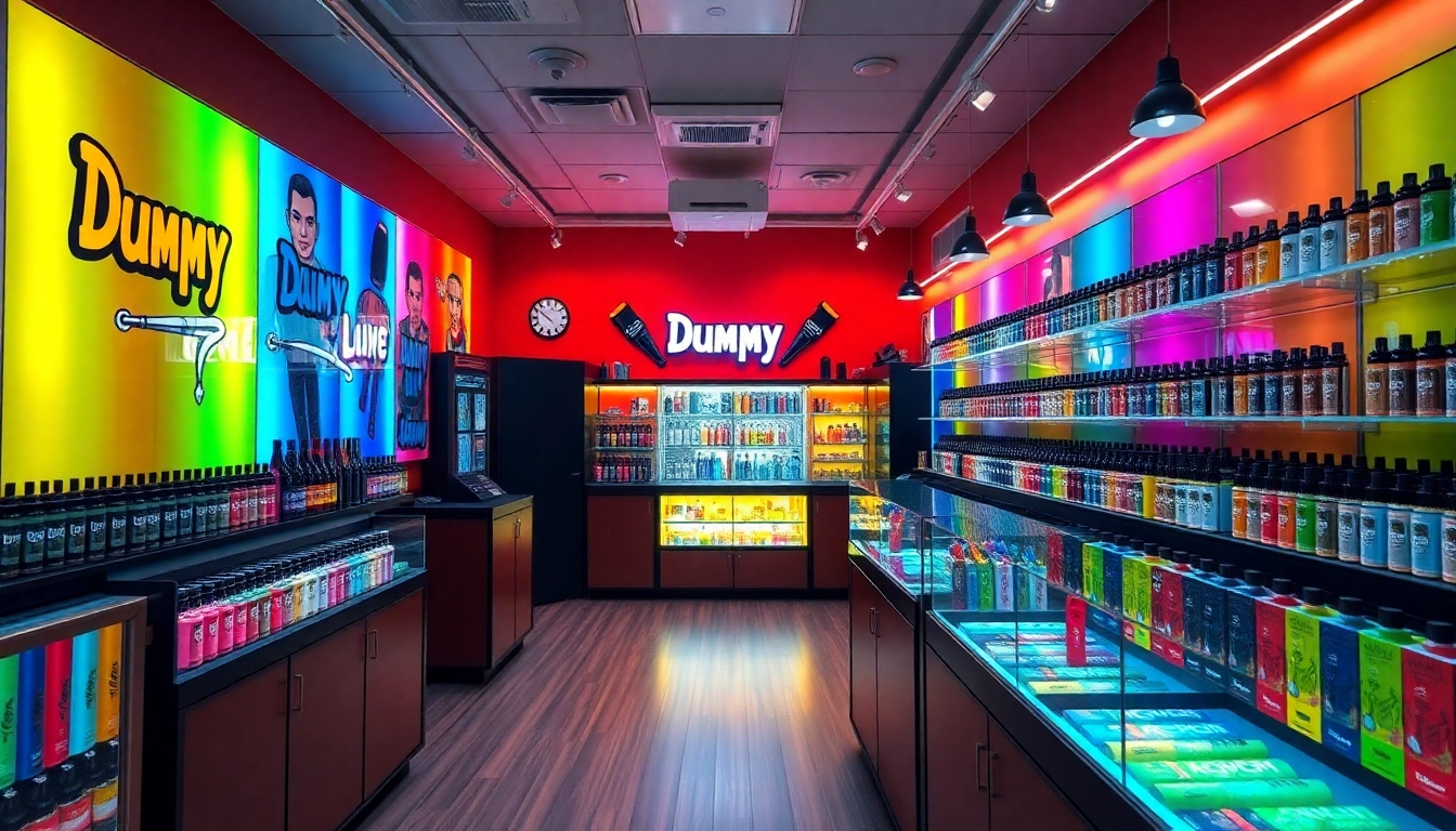 Find vibrant Dummy Vapes near me showcasing a colorful assortment of flavors and styles.