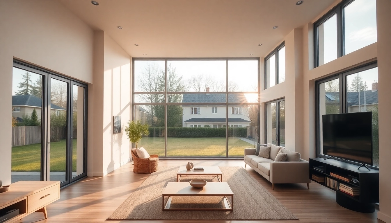 Stylish windows manchester enhancing the aesthetic appeal of a modern home.