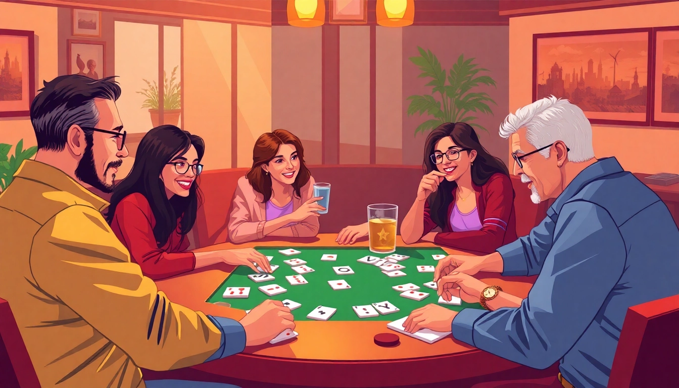 Join the thrilling rummy wealth game where players enjoy strategy and excitement in a lively setting.