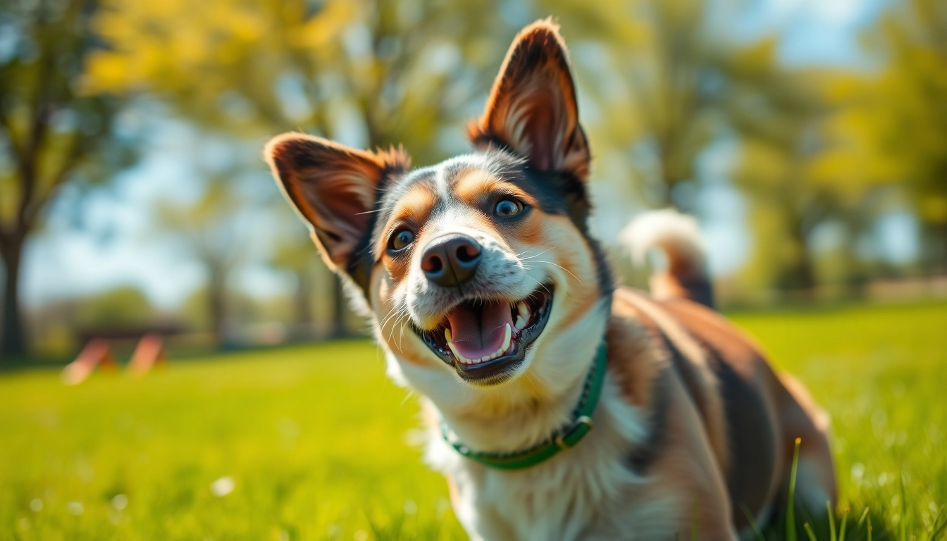 Train your dog for happiness and health at Kate's K9 Pet Care in a vibrant outdoor setting.