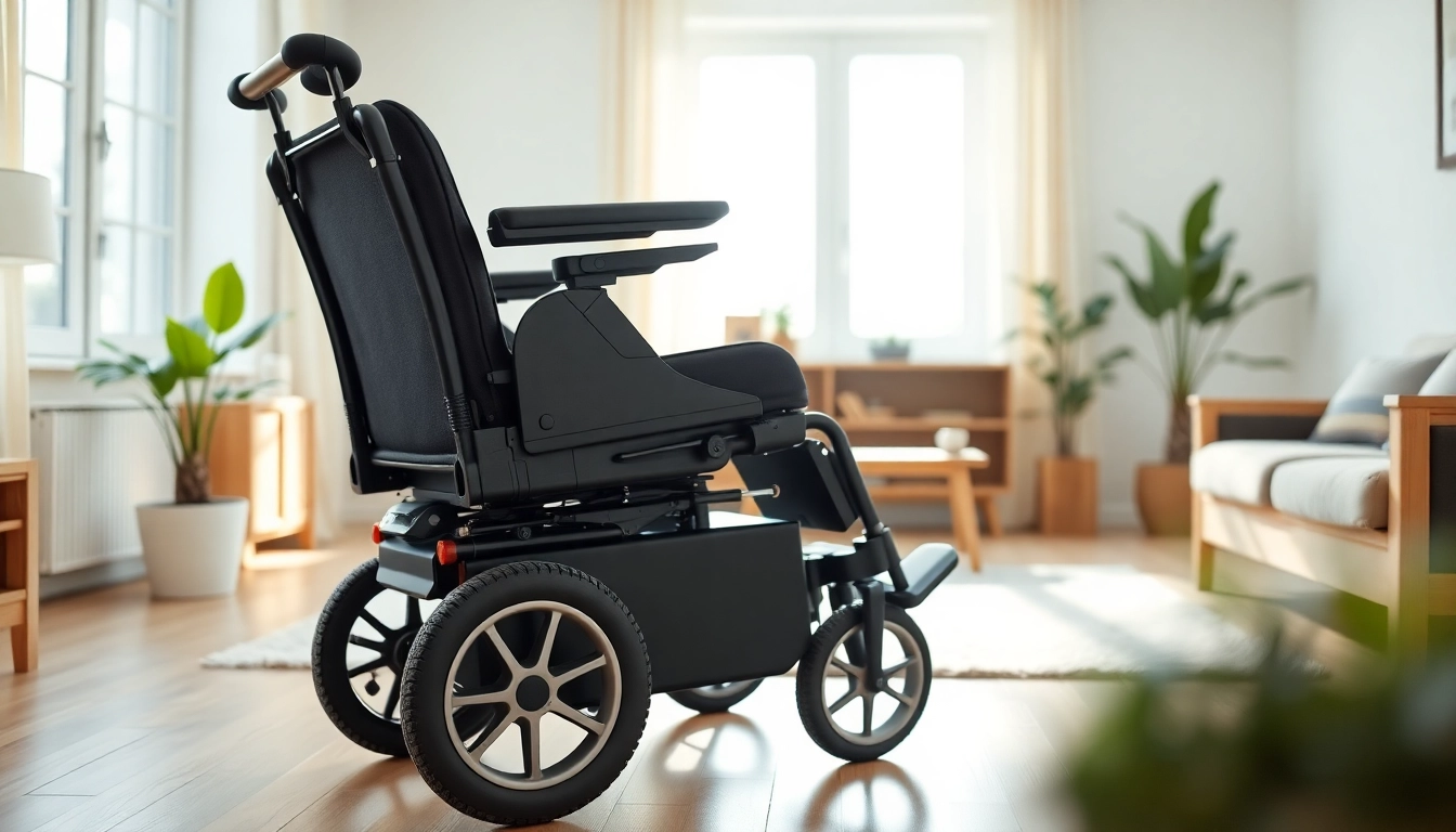 Experience enhanced mobility with a versatile power wheelchair designed for comfort and style.