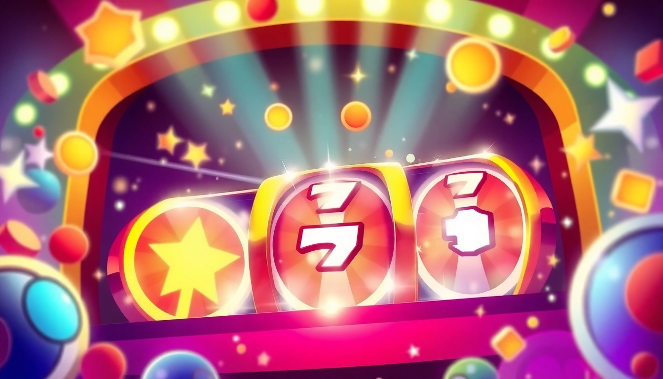 Spin the reels for exciting free spins at top online casinos, showcasing colorful slot game graphics.