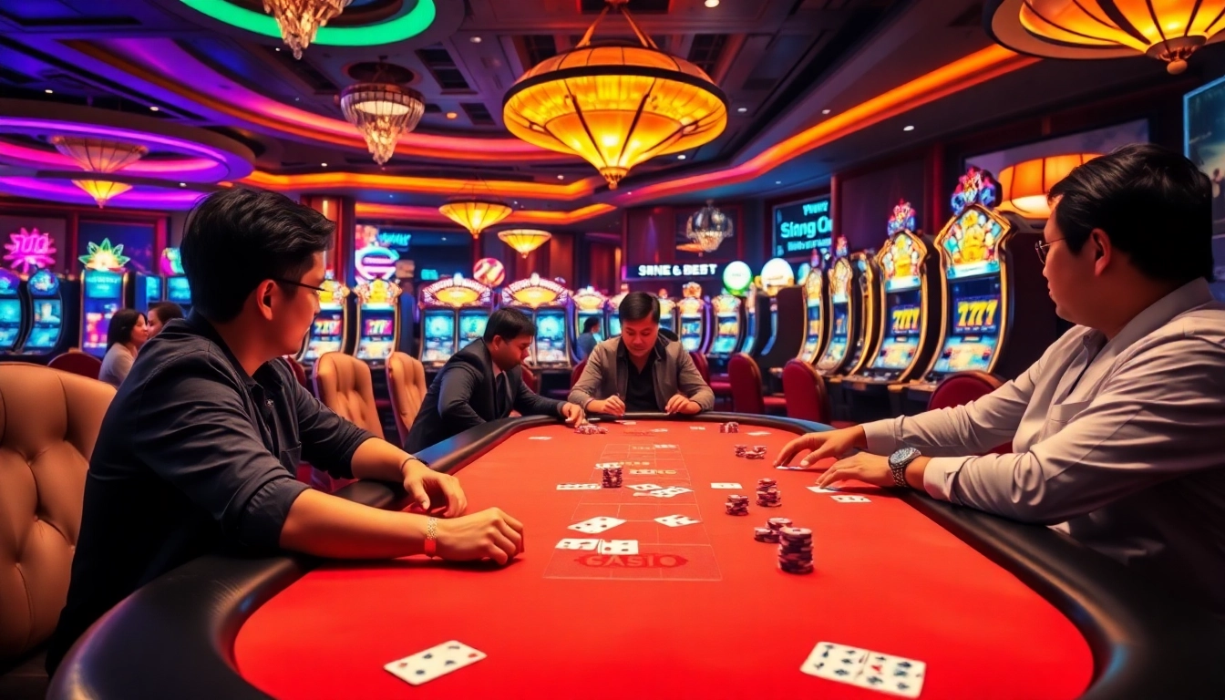Experience the excitement of Singapore casino online gaming with vibrant tables and thrilling gameplay.