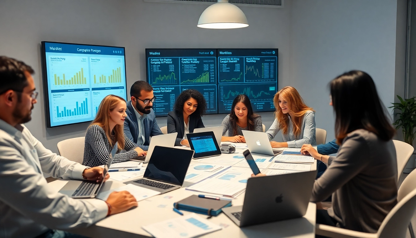 Team conducting a competitor pricing analysis, analyzing data and market trends.