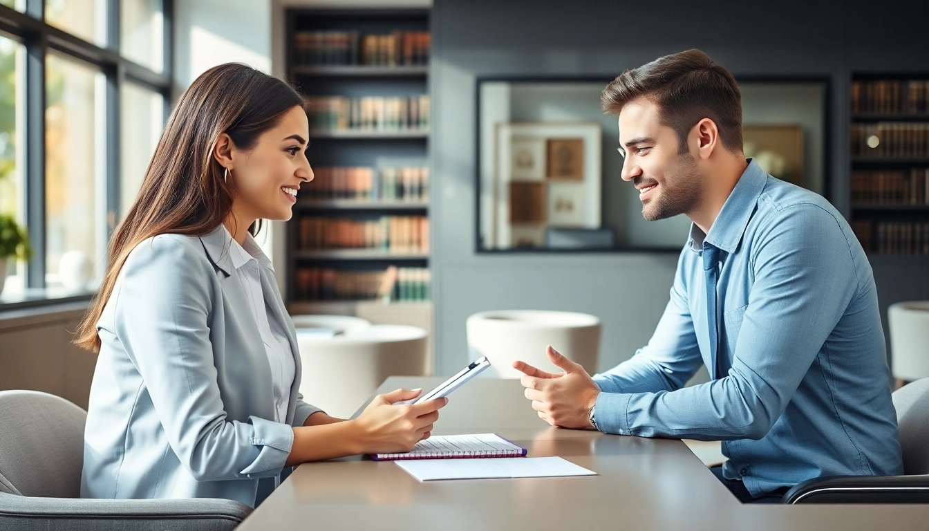 Provide Legal Intake Services consultations with a professional specialist in an inviting law office.