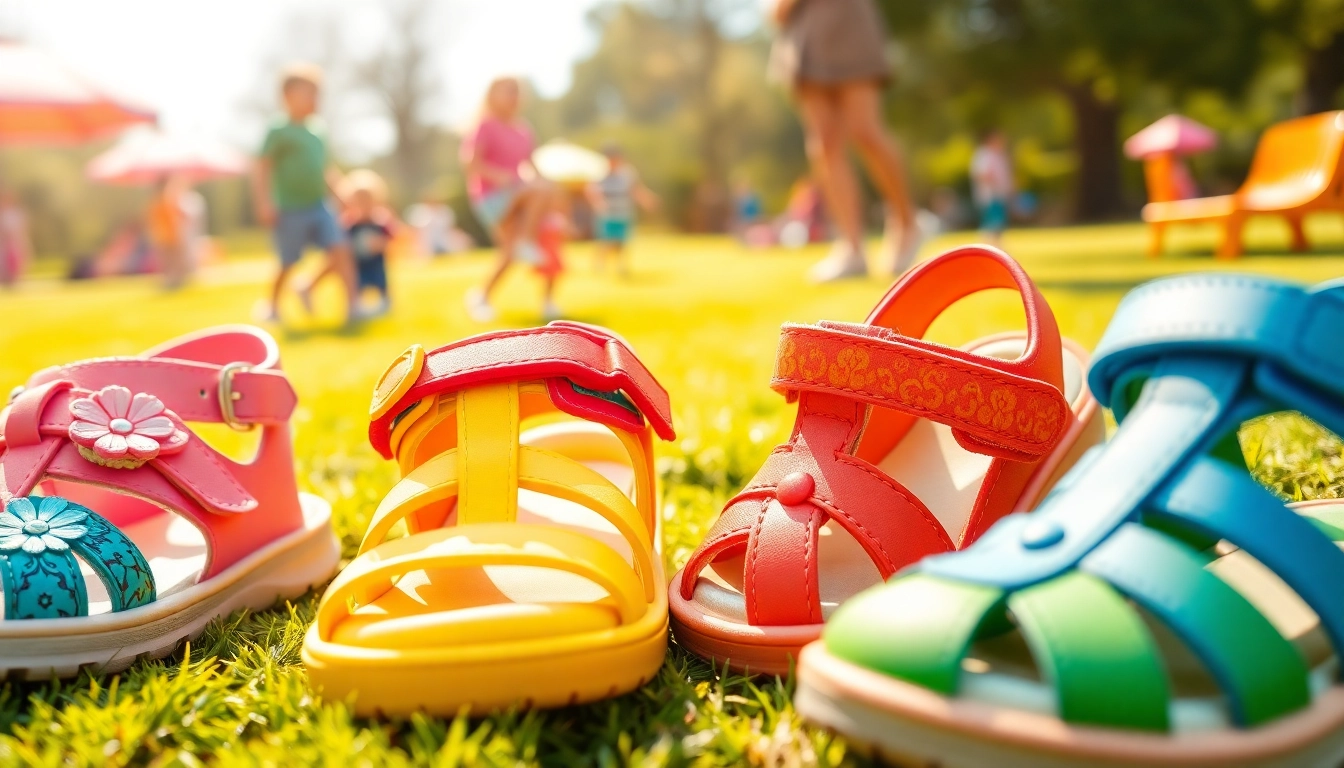 Finde die besten Kindersandalen mit bunten Designs für Sommerabenteuer.
