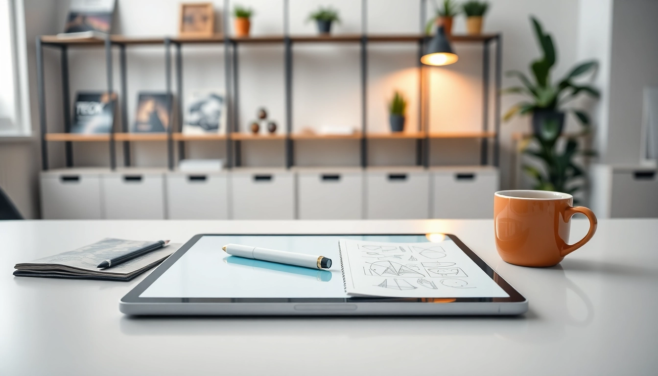 Buy iPad Pro showcased elegantly on a modern desk with accessories enhancing productivity.
