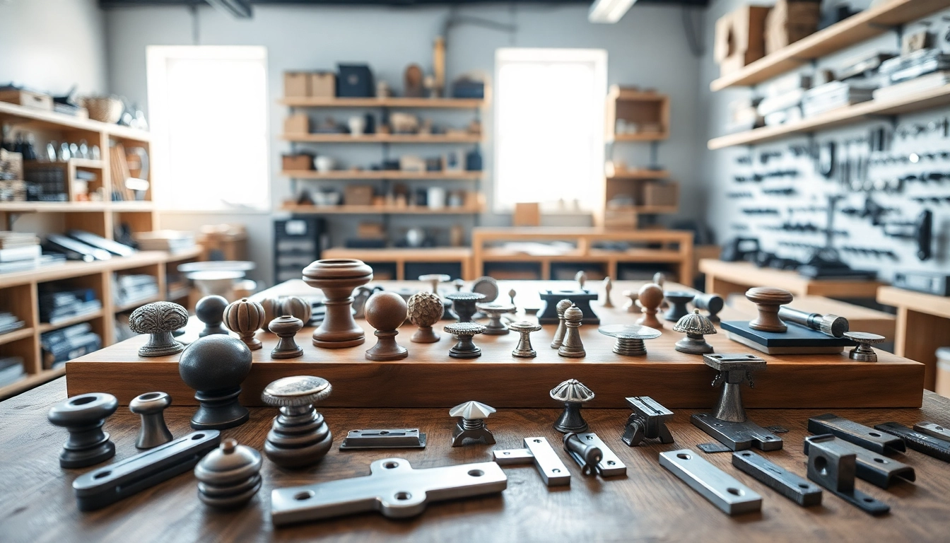 Showcase of innovative furniture hardware suppliers displaying quality knobs and slides.