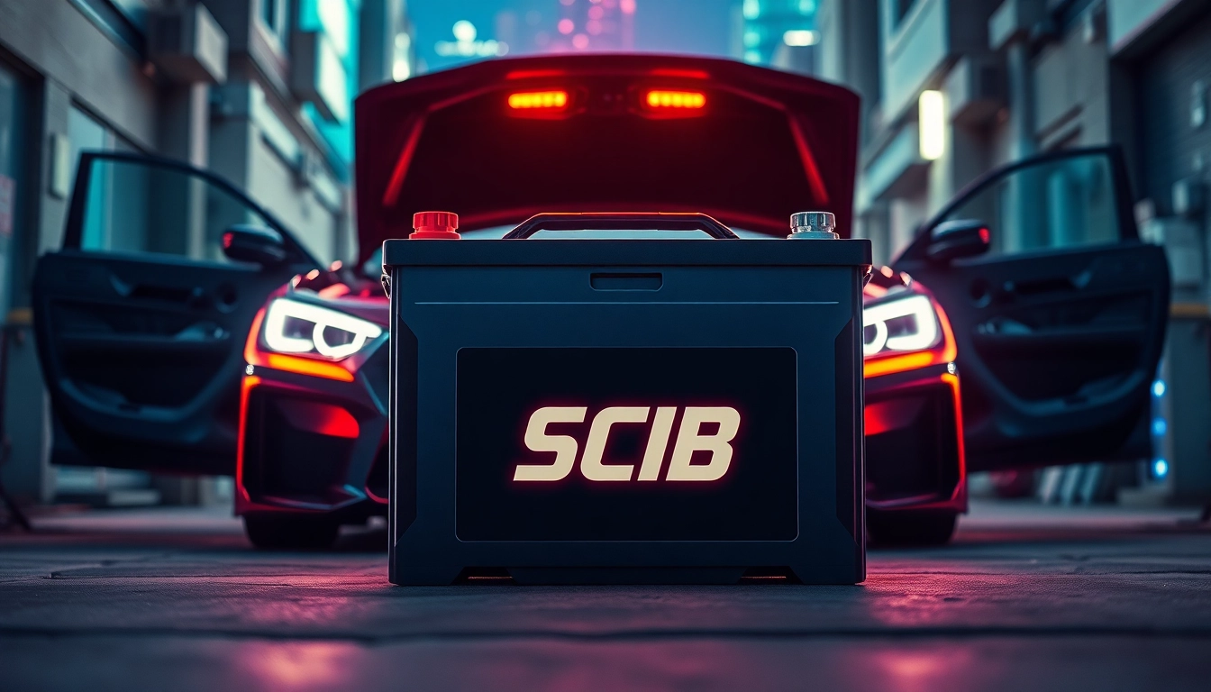 Showcasing a powerful scib battery in an advanced car audio installation highlighting its sleek design.