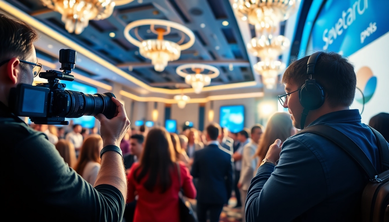 Capture professional moments in Miami Corporate Event Videography Photography at a vibrant corporate gathering.