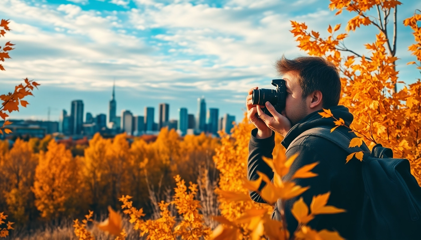 Photographer showcasing Edmonton's beauty for photography company edmonton.