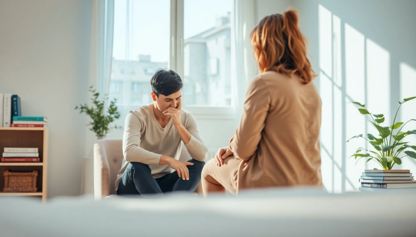 Supportive environment for dealing with depression during a therapy session