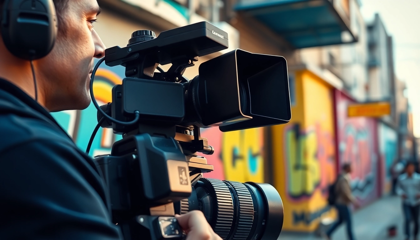 Capture the essence of Stories & Documentaries in a vibrant urban filmmaking scene.