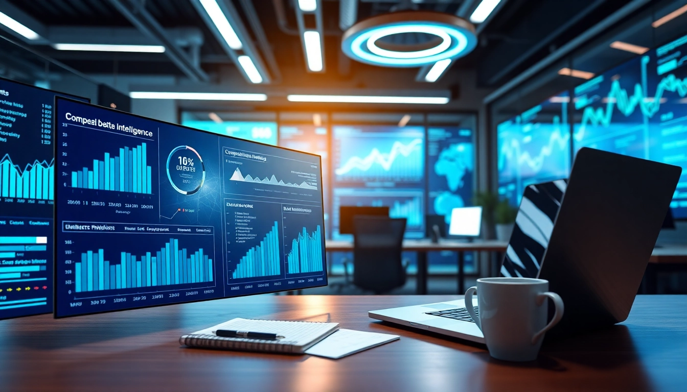 Utilizing ai prompts for competitive intelligence involves analyzing digital dashboards packed with metrics.