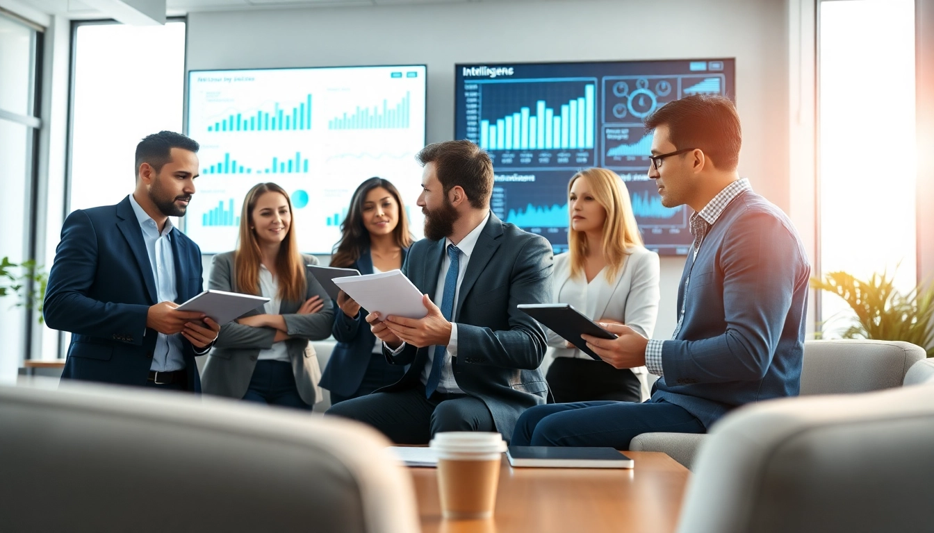 Analyze competitive intelligence data in a professional team setting with charts and graphs.
