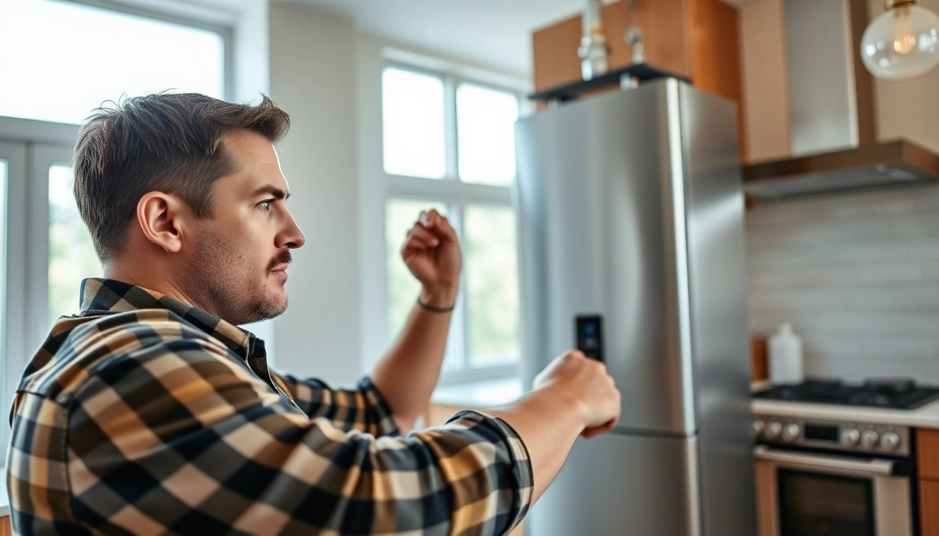Enhancing water heater installation raleigh with a professional technician at work in a modern home.