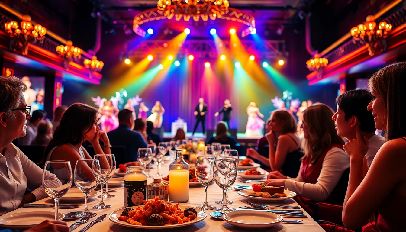 Experience captivating las vegas dinner shows with vibrant performances and delightful dining ambiance.