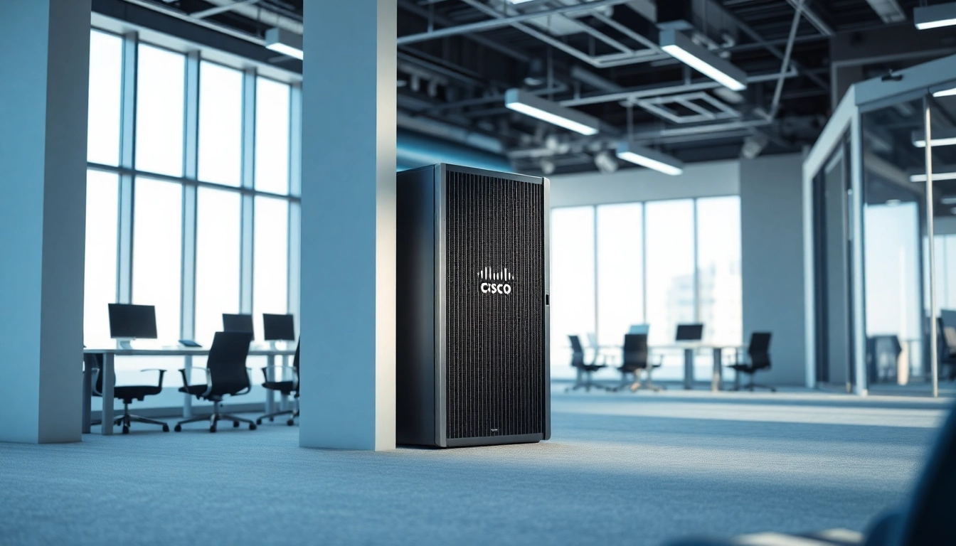 Conectar dispositivos utilizando el servidor Swchit cisco en un ambiente laboral eficiente.