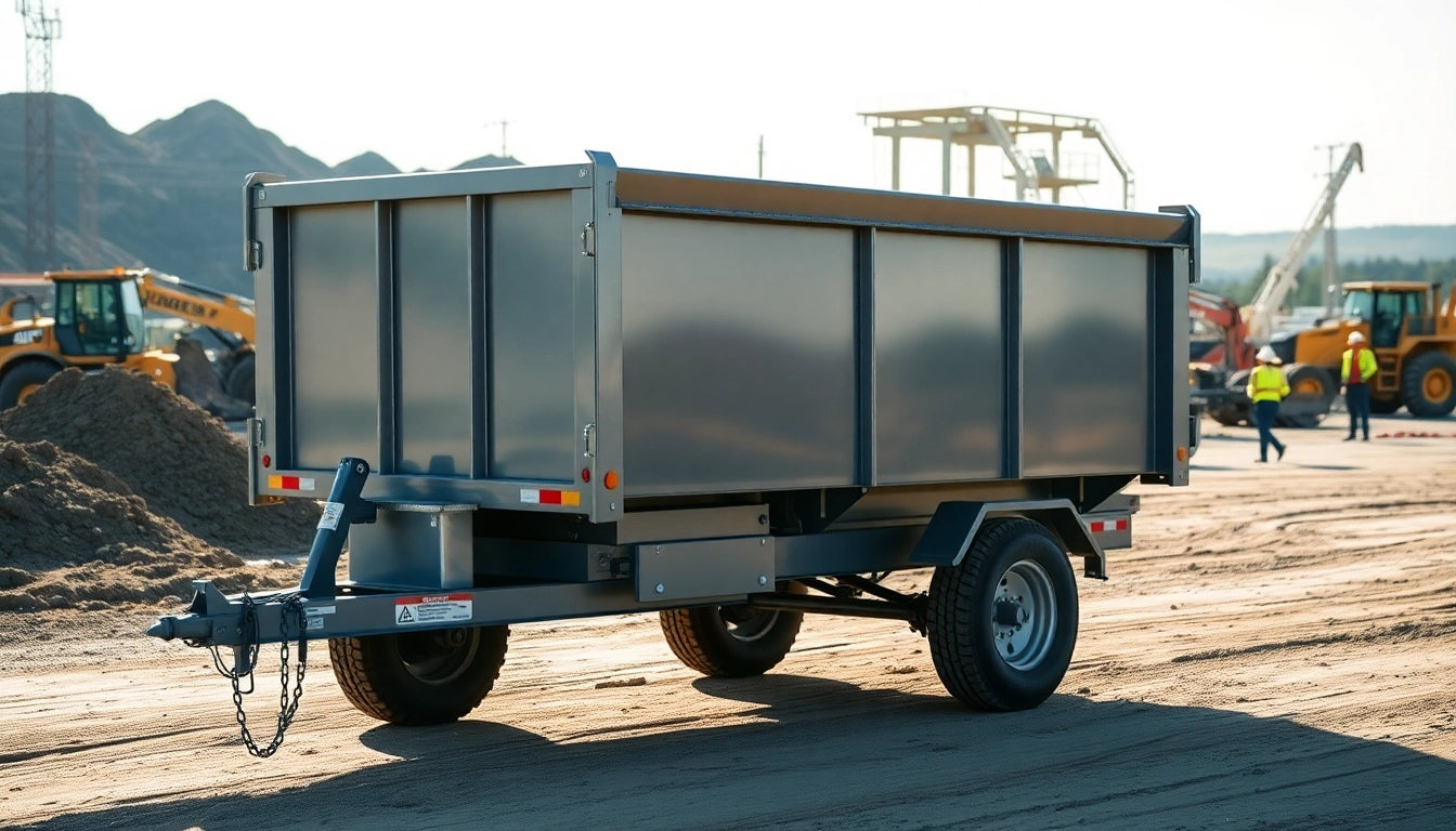 Find the best used dump trailer for sale near me with exceptional features for construction needs.